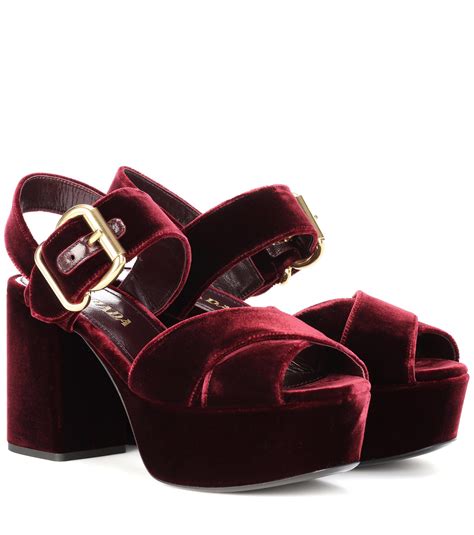 prada velvet comfort shoes